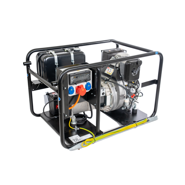 Stromerzeuger 9,5 kVA, 400V/230V, Tank 21 L 