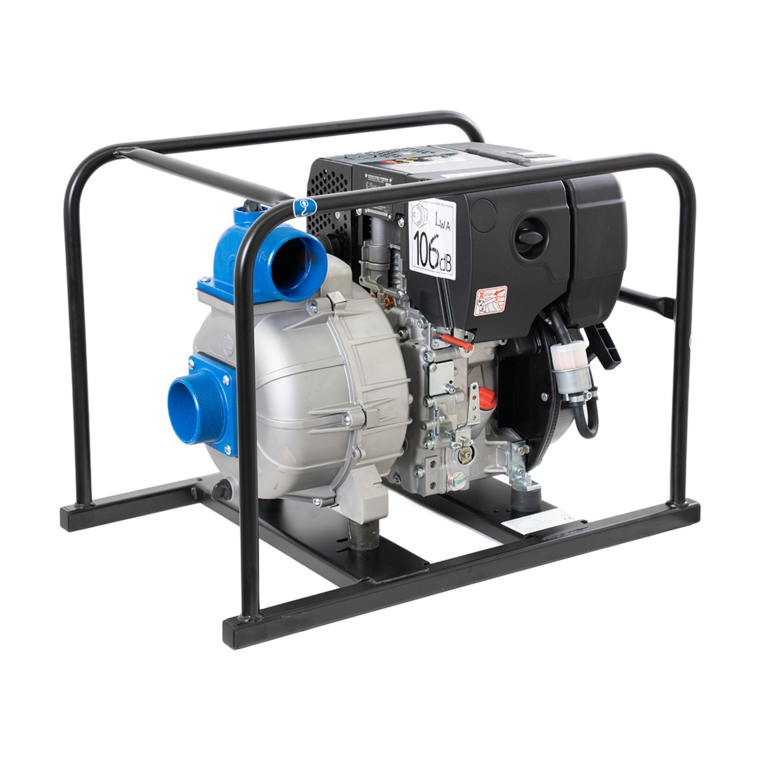 Pompe à eau sale diesel Hatz C3-G68, 68 100 litres, eau douce 